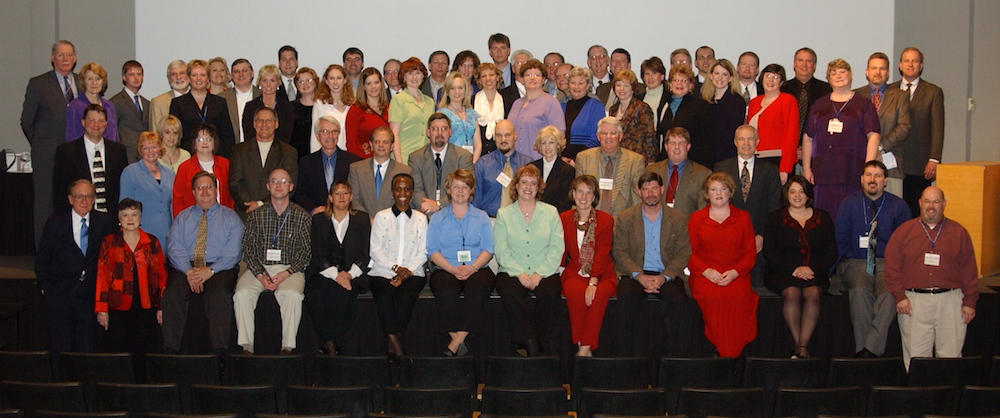 BCA members at the 50th Anniversary celebration in St. Louis during the 2004 Workshop.